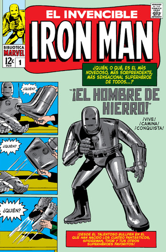 Libro Biblioteca Marvel El Invencible Iron Man 1. 1963: T...