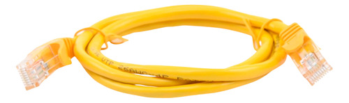 Cable De Parcheo Utp Cat5e - 1 M - Amarillo Coltienda