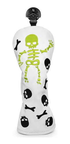 Estuche Para Cabeza Club Golf Skull Conductor Madera 4