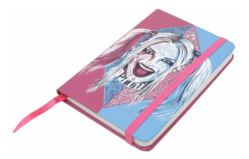 Imagem 4 de 4 de Caderneta - Harley Quinn Face Colorida