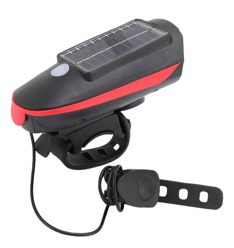 Faro Delantero Solar Para Bicicleta, 3 Modos, Resistente Al