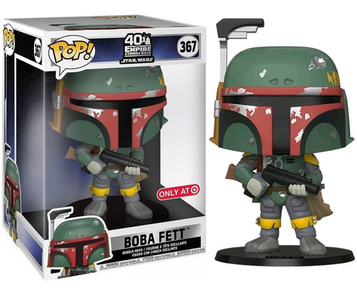 Funko Pop Star Wars 40 Aniversario - Boba Fett #367 De 26cm