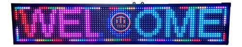 Letrero Led - Programable Por Wifi - Publicidad 100 X 20 Cm
