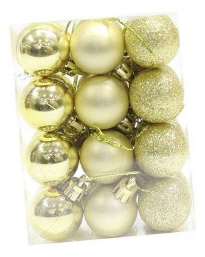 3 X 24x Adornos De Bolas Colgantes Para Árbol De Navidad,