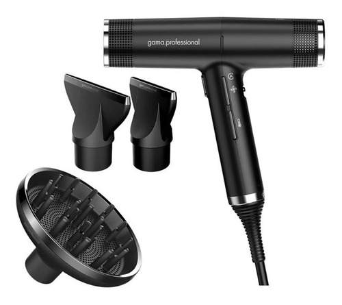 Secador De Pelo Ga.ma Italy Iq Perfetto Negro 220v - 240v