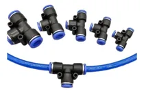 Comprar União Emenda Em T + União Reta + Cotovelo 6mm - 10 De Cada