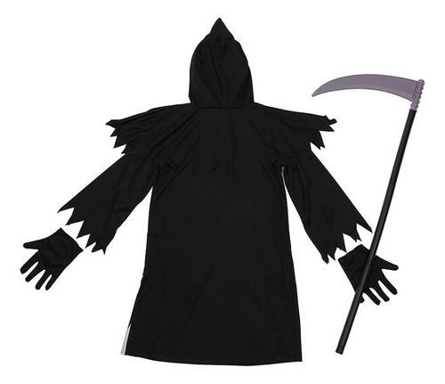 Ropa Infantil Cos Death Hood Para Halloween Glow+sickle