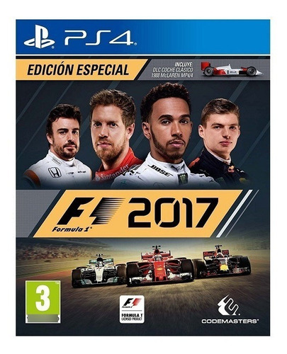 Imagen 1 de 1 de F1 2017 Ps4 Fisico Nuevo Sellado