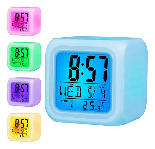 Reloj despertador 2025 digital con luz