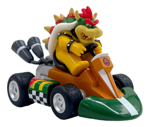 Carro Mario Bros Pull-back Racers Mariokart Personajes
