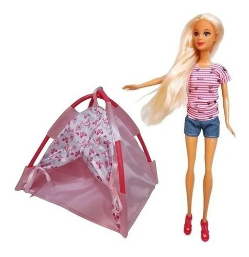 Muñeca Kiara Camping Con Accesorios Poppi Doll