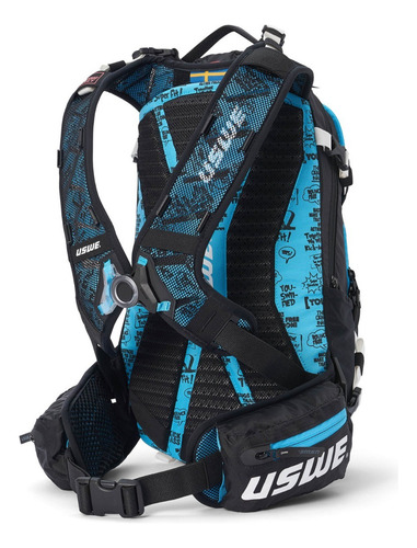 Mochila Uswe Flow 25 Flow 25 Malmoe Blue Color Azul Diseño Liso 25l