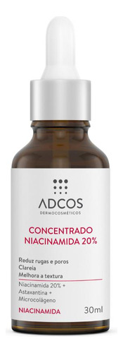 Sérum Concentrado Niacinamida 20% + Astaxantina - 30ml