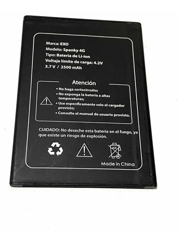 Acumulador Celular Exo Spanky 4g 2500a Adulto Original 