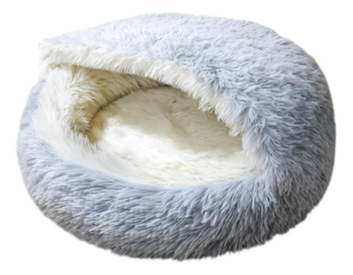 . Cama Para Gatos Con Funda, Felpa, Cálida, 40 Centímetros