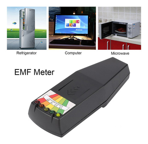 Kit Multímetro Digital K2 5 Led Gauss Medidor Emf Lcd