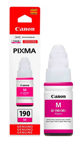 Tinta Canon Original Pixma Gi190 Magenta