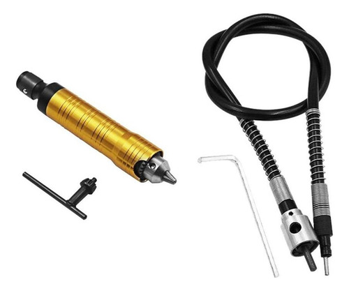 0.3-6.5mm Amoladora Eje Flexible Para Taladro Eléctrico Gira