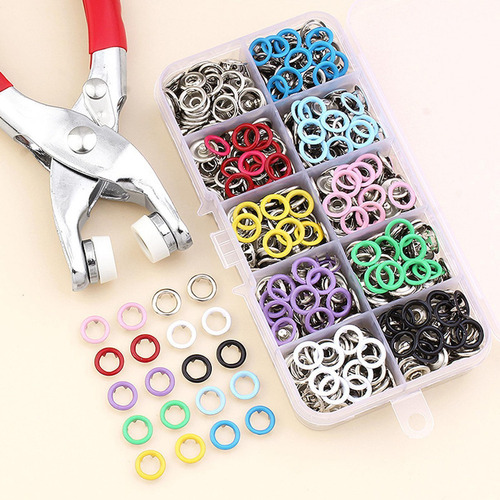 . Alicates A Presión Para Broches De Metal Kit De Botones A