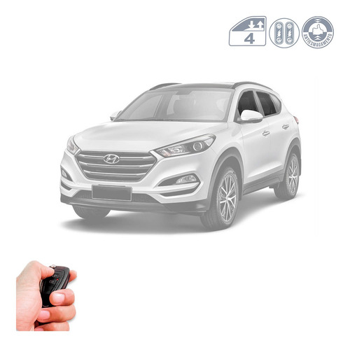 Imagem 2 de 6 de Modulo Vidro Elétrico New Tucson 2021 2022 Antiesmagamento