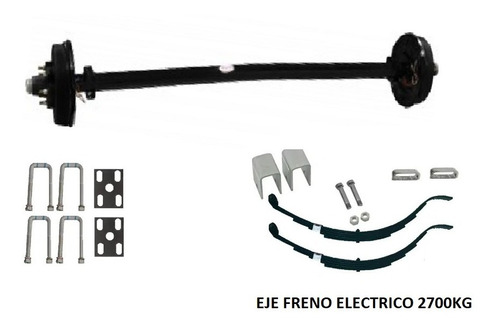 Eje Freno Electrico 2700kg 6x139.7 Armado A La Medida