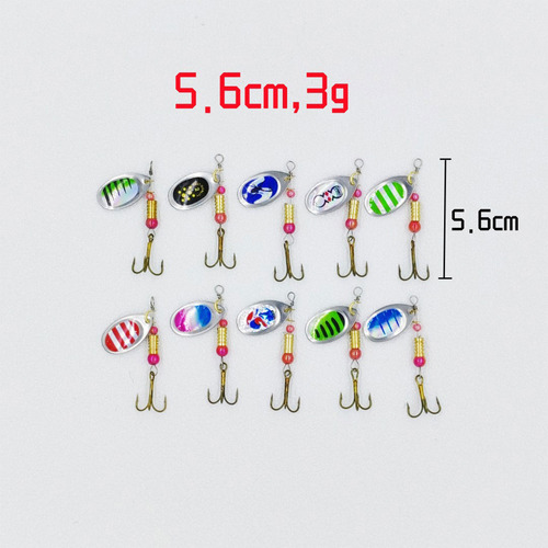 Kit Nerbait Para Señuelos De Pesca, 10 Unidades, Con Caja De