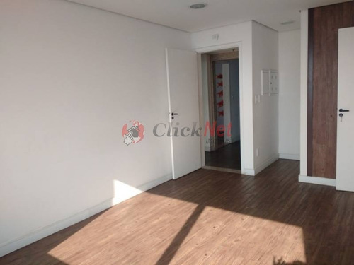 Imagem 21 de 30 de Sala Comercial Em Condomínio Com 146,50 M2 De Área Útil, 4 Wc´s, 4 Vagas No Bairro Paraíso, Santo André. - 3947