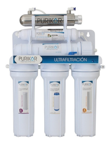 Filtro Agua Ultrafiltración Con Lampara Uv Purikor Pkuf-6uv