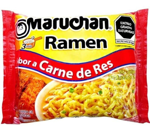 Sopa Maruchan Sabor Carne De Res 85 Grs.