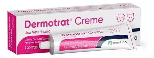 Anti-inflamatório Ourofino Dermotrat Creme - 20g Cães/gatos