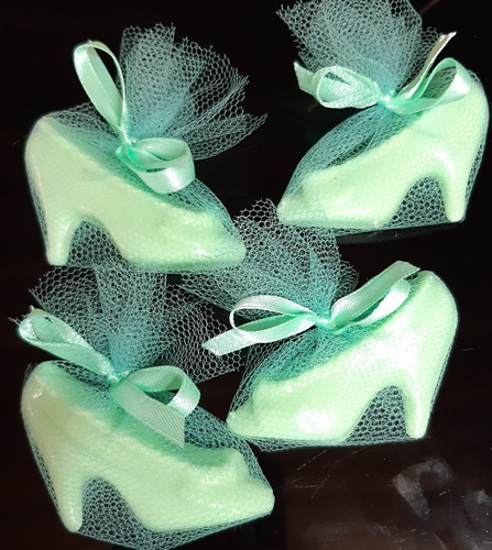 Souvenir 15 Años Zapatitos De Taco (precio X 5 Unid.)