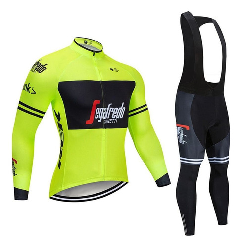 Camiseta De Ciclismo Para Hombre Trek Pro Team Manga Larga U