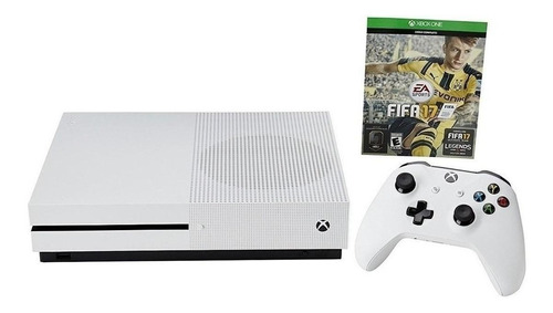 Microsoft Xbox One S 500GB FIFA 17 color  blanco