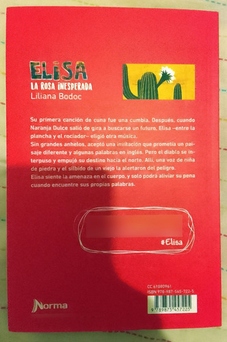 Elisa. La Rosa Inesperada Liliana Bodoc (Usado)