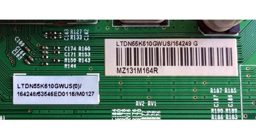Imagen 2 de 2 de Main Bord Hisense 164249 Rsag7.820.4966/roh Ltdn55k610gwus