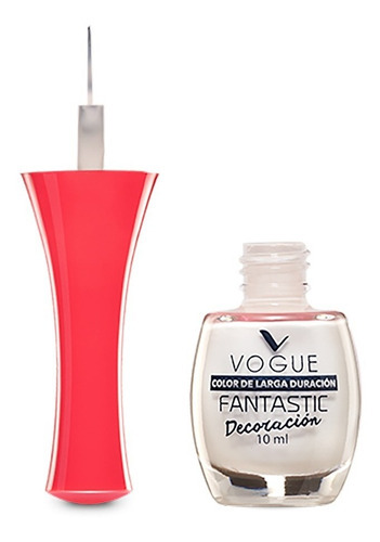 Esmalte Para Uñas Vogue Fantastic De Larga Duración 10 Ml Color Blanco Armiño