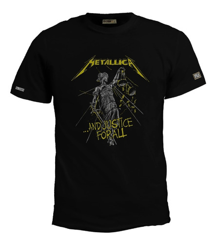 Camiseta 2xl - 3xl Metallica Rock Metal Justice For All Zxb