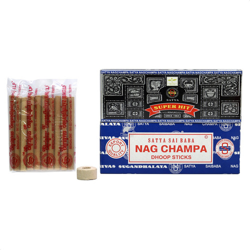 Sahumerios Satya Dhoop Sticks Nag Champa X 6 Unidades Fragancia Super Hit