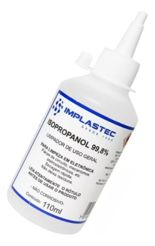 Álcool Isopropílico Limpeza De Placas Circuitos 110ml