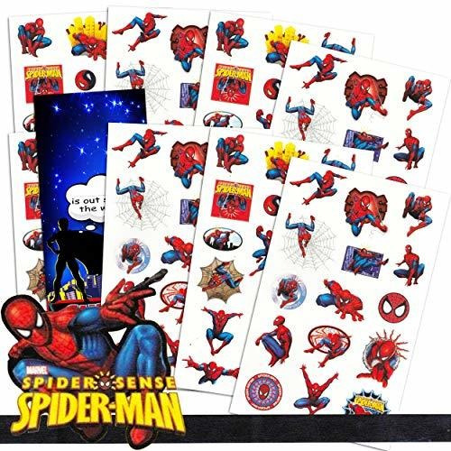 Vinilo Para Botella Marvel Spiderman Stickers Party Favor Bu