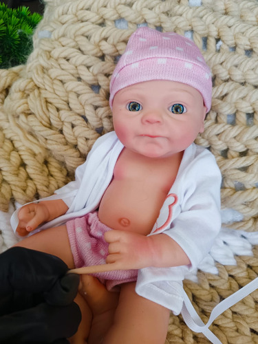 Bebé Reborn Original Silicona Solida 33 Cm Winifer Doll
