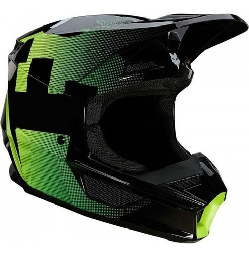 Casco Fox V1 Tayzer Negro Fluor