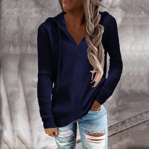Blusa Feminina De Patchwork Com Decote Em V E Manga Comprida