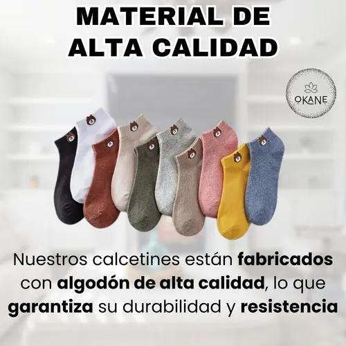 Medias Tobilleras Hombre Mujer Diseño Colores Calcetines