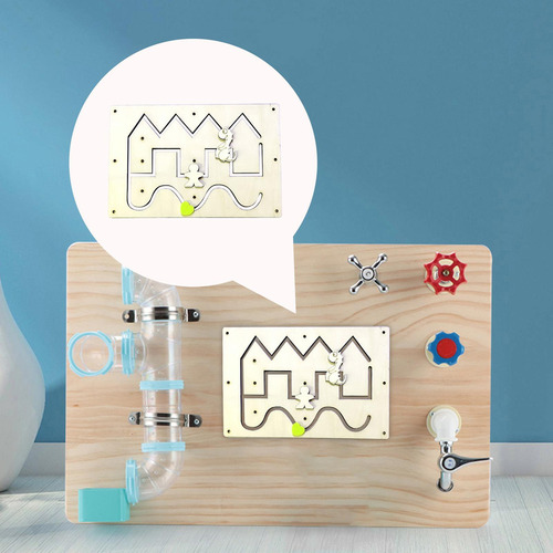 Tabla De Actividades Montessori Busy Board, Tablas Sensorial