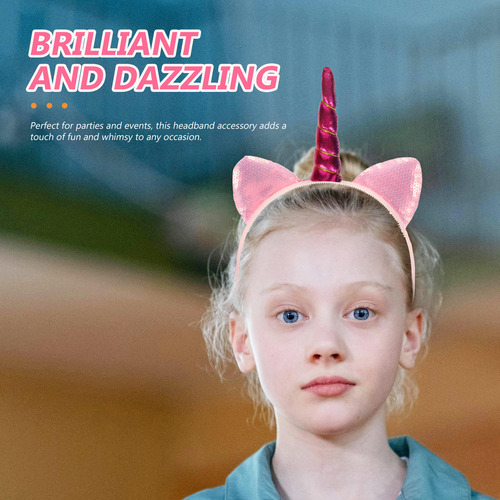 12 Accesorios Para Diademas, Brillantes, Cuernos De Unicorni