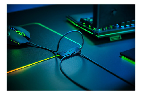 Imagen 9 de 9 de Mouse Pad gamer Razer Firefly V2 Firefly de tela y goma 255mm x 355mm x 3mm black