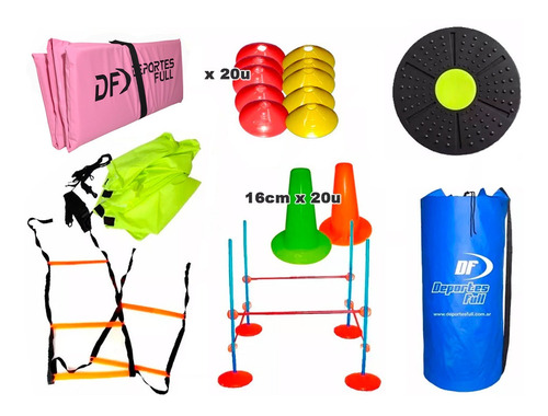 Kit Nº15 Material De Plaza Marca Deportes Full Incluye.....