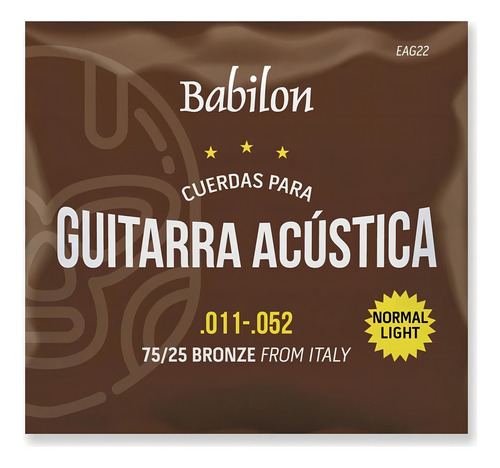 Juego De Cuerdas P/guitarra Acústica Phosphor Bronze 11-52