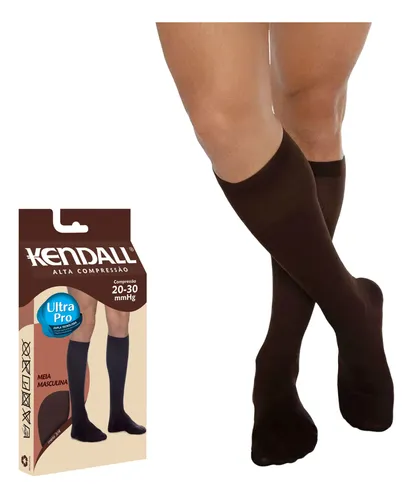 Meia Kendall 3/4 Alta Compressão Masculina